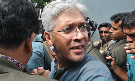 Adilur Rahman Khan arrested - Photograph: Indrajit Ghosh/Demotix/Corbis